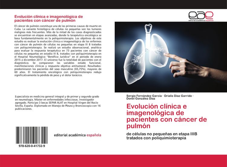 Produktbild: Evoluci&oacute;n cl&iacute;nica e imagenol&oacute;gica de pacientes con c&aacute;ncer de pulm&oacute;n