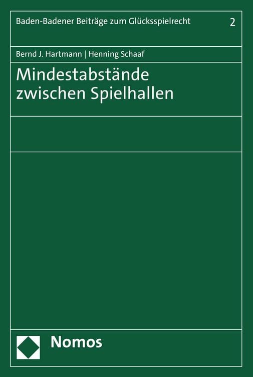 Produktbild: Mindestabst&auml;nde zwischen Spielhallen