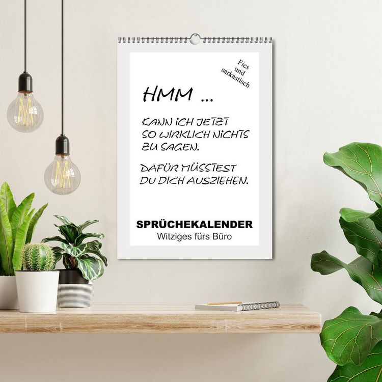 Produktbild: Spr&uuml;chekalender. Witziges f&uuml;rs B&uuml;ro (Wandkalender 2026 DIN A3 hoch), CALVENDO Monatskalender