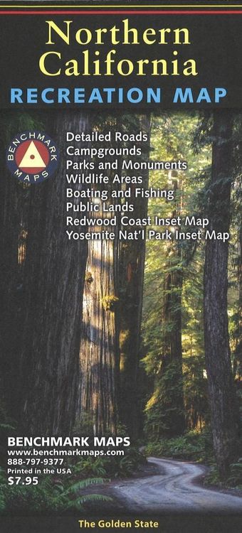 Produktbild: Northern California Recreation Map
