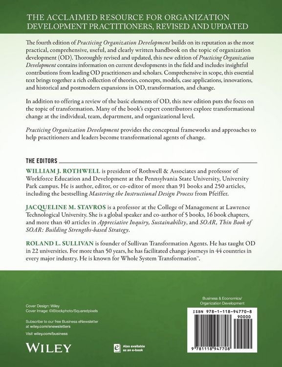 Produktbild: Practicing Organization Development