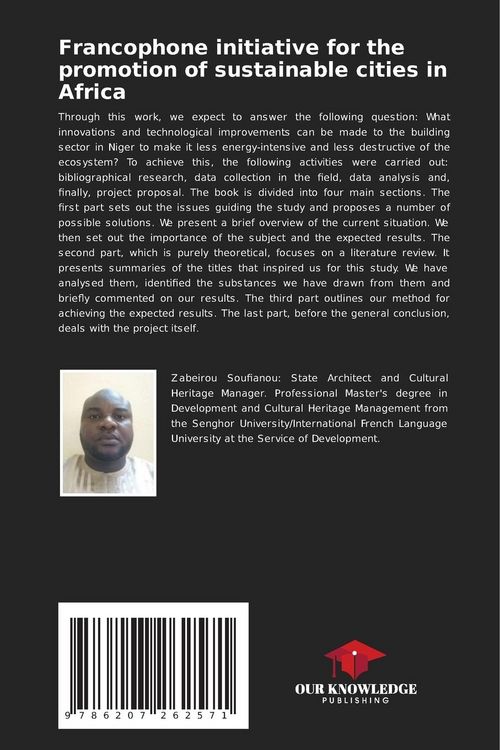 Produktbild: Francophone initiative for the promotion of sustainable cities in Africa