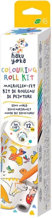 Produktbild: Avenir - Haku Yoka - Wachsmalkreiden-Set Dinosaurierwelt