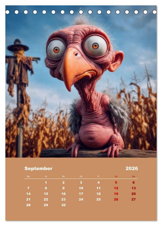 Produktbild: Waldo und Stefler (Tischkalender 2026 DIN A5 hoch), CALVENDO Monatskalender