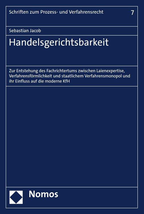 Produktbild: Handelsgerichtsbarkeit