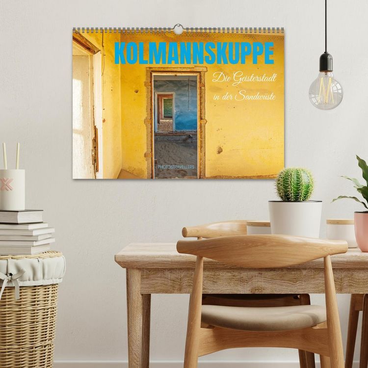 Produktbild: Kolmannskuppe Die Geisterstadt in der Sandw&uuml;ste (Wandkalender 2026 DIN A3 quer), CALVENDO Monatskalender