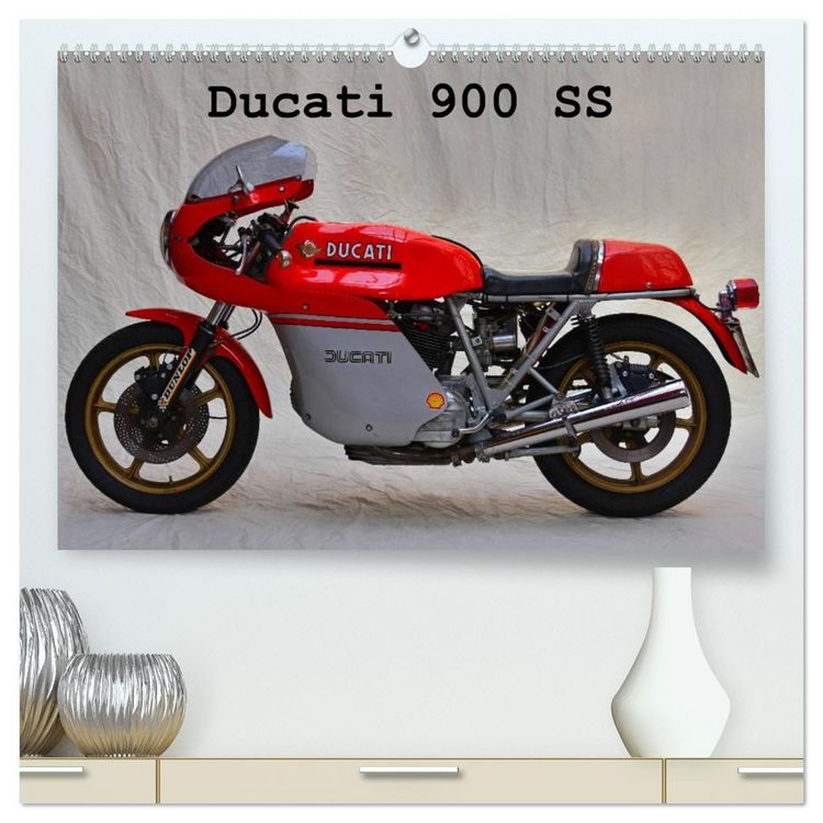 Produktbild: Ducati 900 SS (hochwertiger Premium Wandkalender 2026 DIN A2 quer), Kunstdruck in Hochglanz