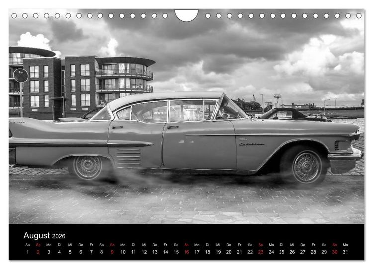 Produktbild: Bremerhaven - Blickpunkte Schwarzwei&szlig; (Wandkalender 2026 DIN A4 quer), CALVENDO Monatskalender