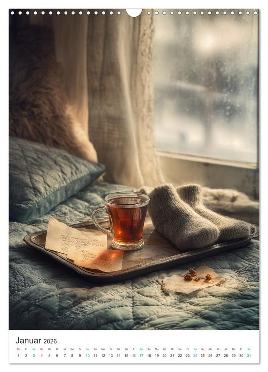 Produktbild: A Cup of Time (Wandkalender 2026 DIN A3 hoch), CALVENDO Monatskalender