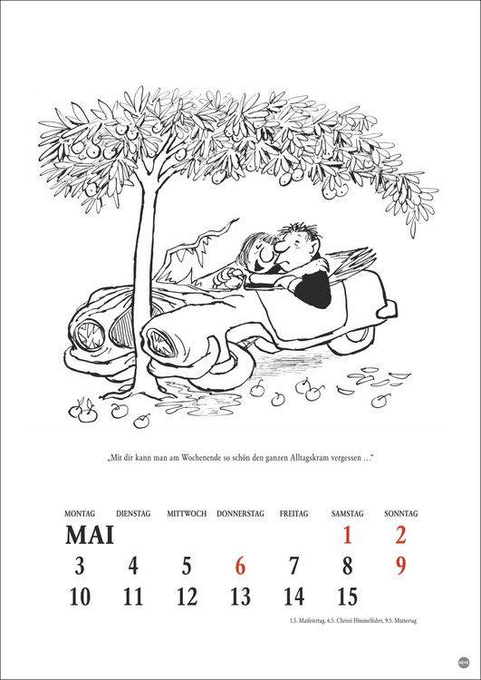 Produktbild: Loriot Heile Welt Halbmonatskalender 2027