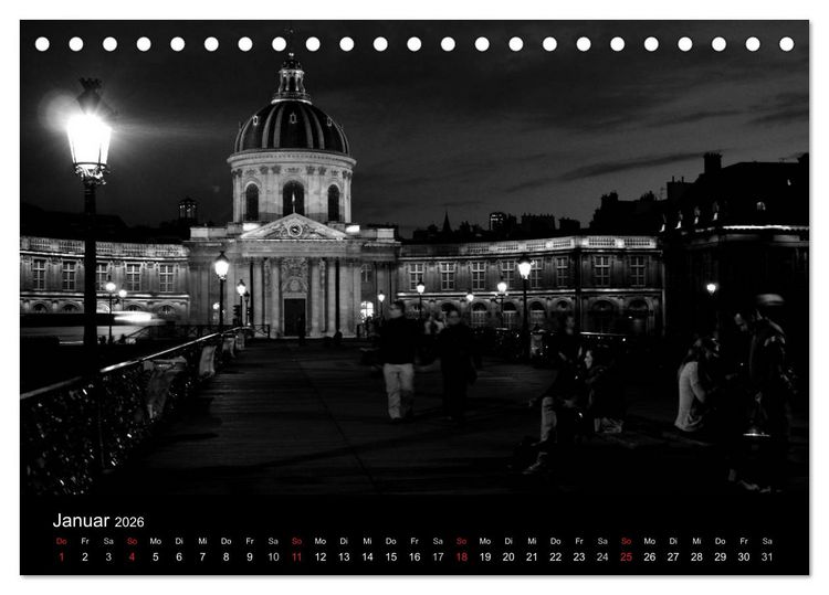 Produktbild: BLACK 'N WHITE (Tischkalender 2026 DIN A5 quer), CALVENDO Monatskalender