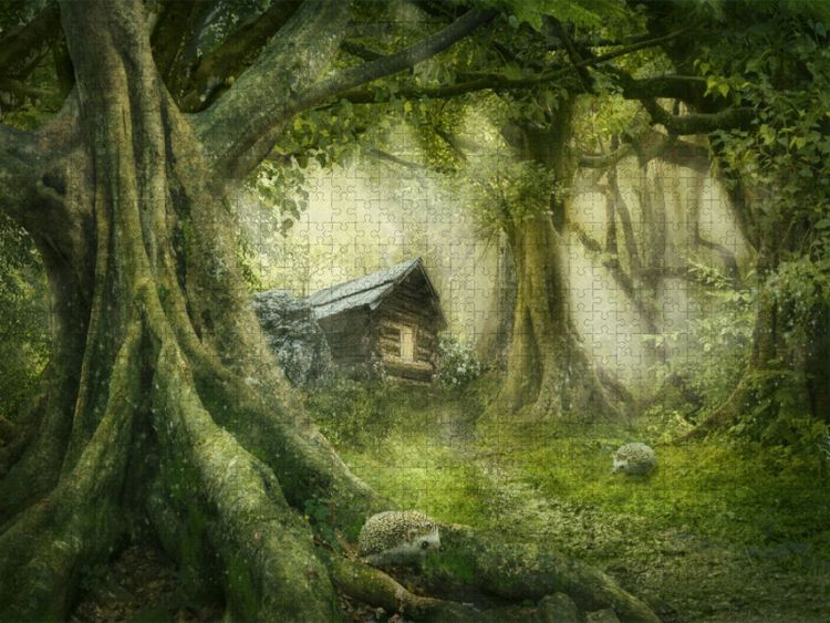 Produktbild: CALVENDO Puzzle Ein Motiv aus dem Kalender Vom Zauber der Einsamkeit | 1000 Teile Lege-Gr&ouml;&szlig;e 64x48cm Foto-Puzzle f&uuml;r gl&uuml;ckliche Stunden