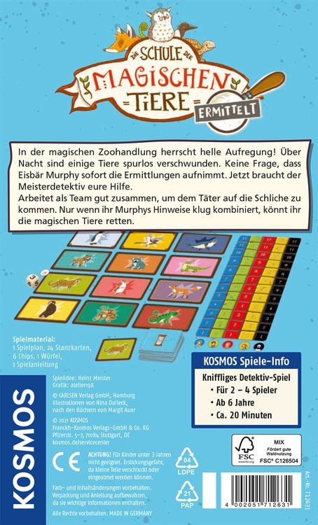 KOSMOS - Die Schule der magischen Tiere - Ermittelt, Klarer Fall, Murphy!