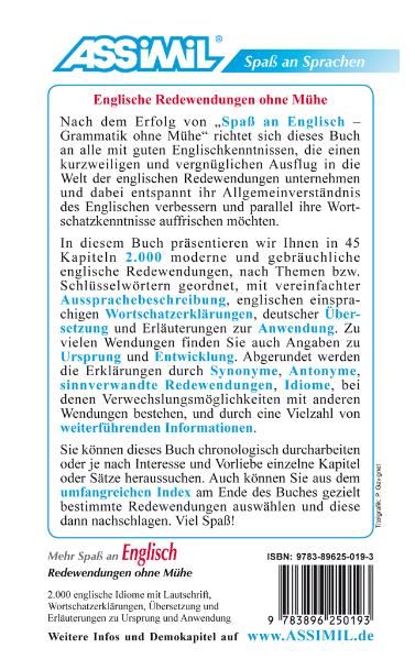 Produktbild: ASSiMiL Selbstlernkurs f&uuml;r Deutsche / Assimil Mehr Spa&szlig; an Englisch