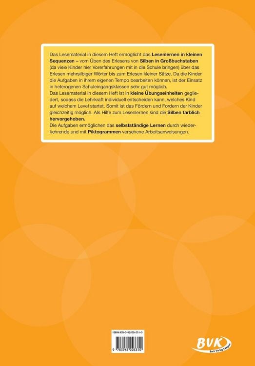 Produktbild: Lese&uuml;bungen f&uuml;r die 1. Klasse