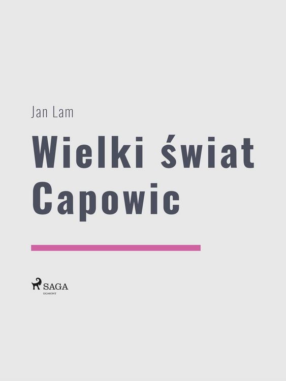 Produktbild: Wielki swiat Capowic