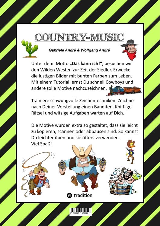 Produktbild: Craftbook - 100 Seiten Wilder Westen - Country Music - Cowboys & Cowgirls - Banditen - Indianer - Saloon - Pferde - Knifflige R&auml;tsel - Ausgaben