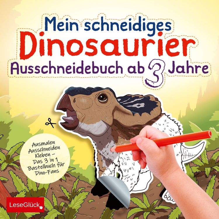 Produktbild: Mein schneidiges Dinosaurier Ausschneidebuch ab 3 Jahre