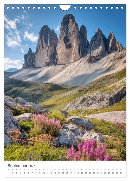 Produktbild: Berge im Wandel (Wandkalender 2027 DIN A4 hoch), CALVENDO Monatskalender