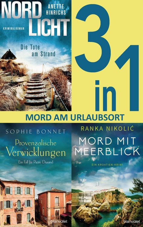 Produktbild: Mord am Urlaubsort: - Nordlicht - Die Tote am Strand / Provenzalische Verwicklungen / Mord mit Meerblick (3in1-Bundle)