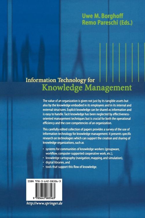 Produktbild: Information Technology for Knowledge Management