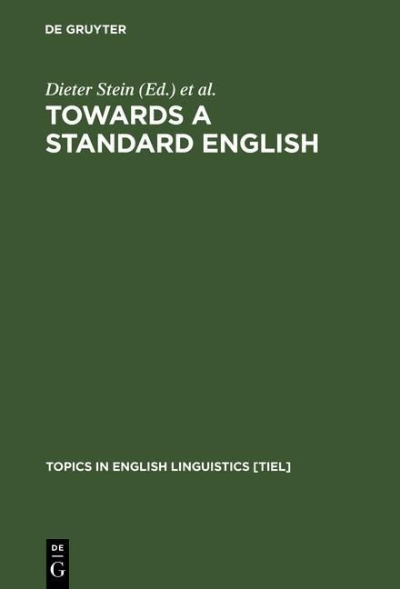 Produktbild: Towards a Standard English