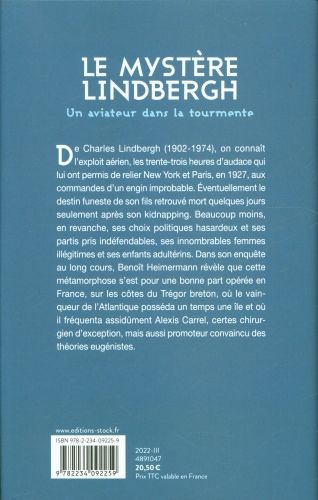 Produktbild: Le myst&egrave;re Lindbergh : un aviateur dans la tourmente