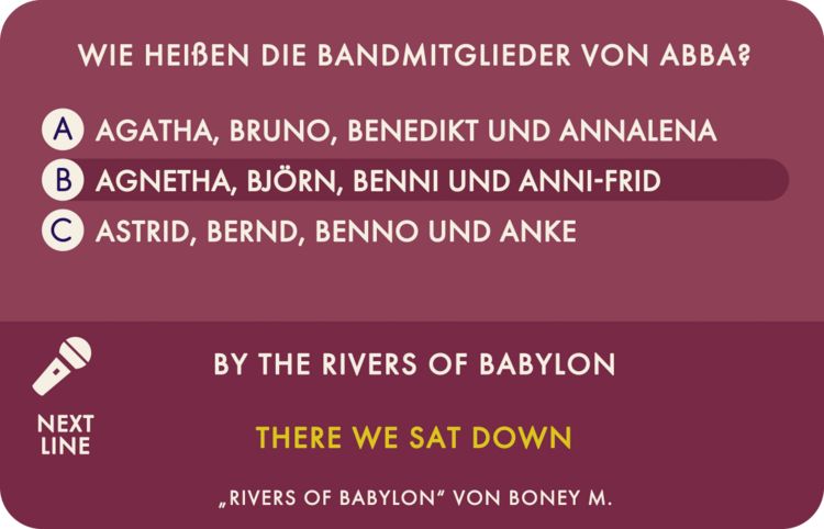 Produktbild: 1970er Musik Trivia Spiel