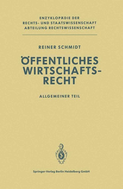 Produktbild: &Ouml;ffentliches Wirtschaftsrecht