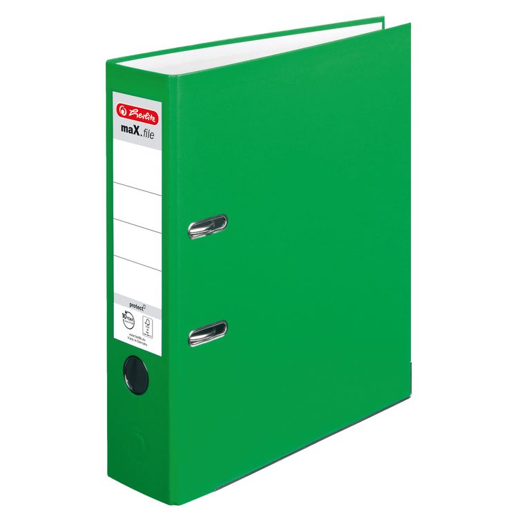 Produktbild: Herlitz Ordner maX.file protect A4 8cm hellgr&uuml;n