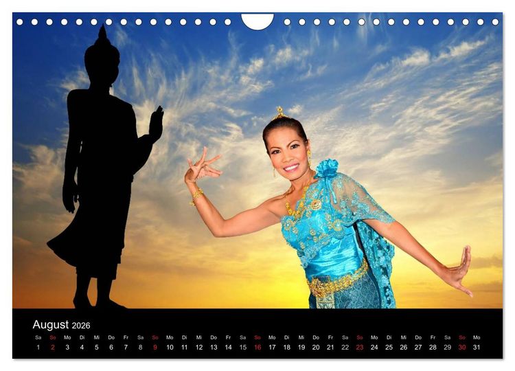 Produktbild: Sch&ouml;nes Thailand (Wandkalender 2026 DIN A4 quer), CALVENDO Monatskalender