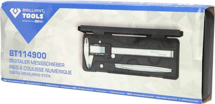 Produktbild: Brilliant Tools BT114900 Digitaler Messschieber 150mm