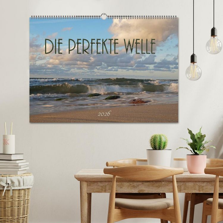 Produktbild: Die perfekte Welle (Wandkalender 2026 DIN A2 quer), CALVENDO Monatskalender