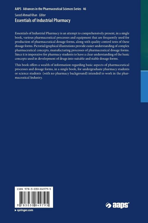 Produktbild: Essentials of Industrial Pharmacy