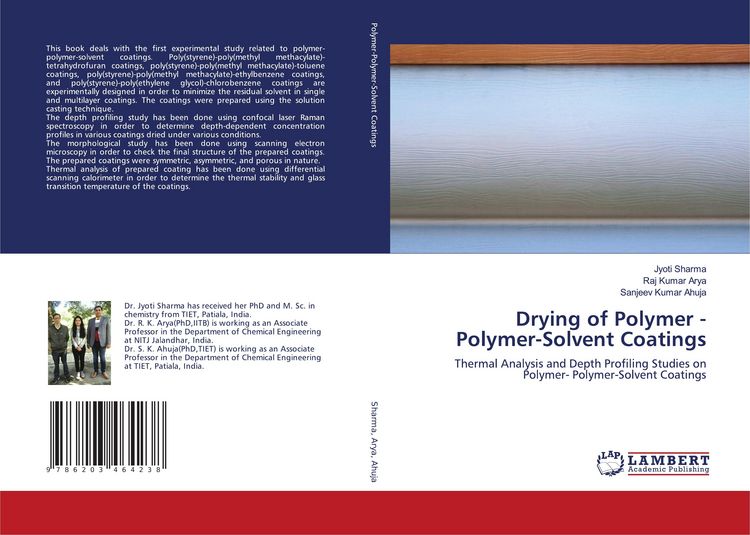 Produktbild: Drying of Polymer - Polymer-Solvent Coatings