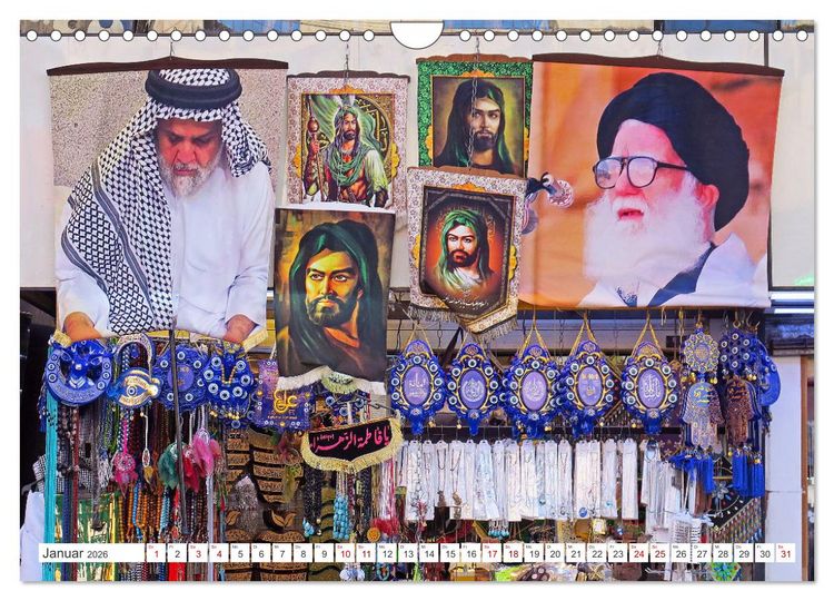 Produktbild: Irak Ein Streifzug durch Baghdad (Wandkalender 2026 DIN A4 quer), CALVENDO Monatskalender