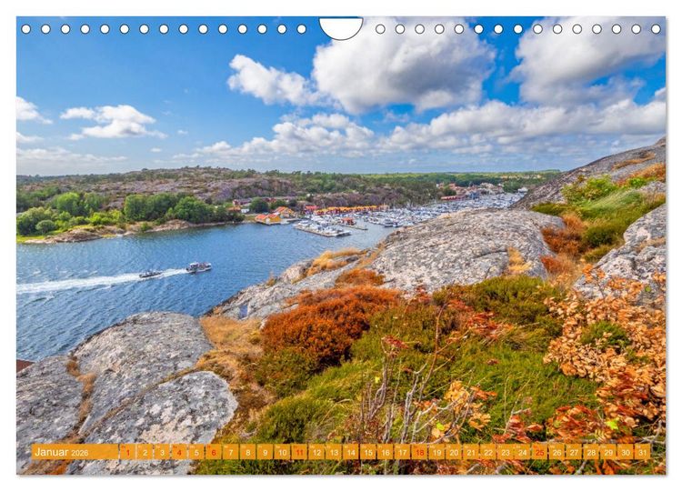 Produktbild: Schwedens sch&ouml;ne Westk&uuml;ste (Wandkalender 2026 DIN A4 quer), CALVENDO Monatskalender