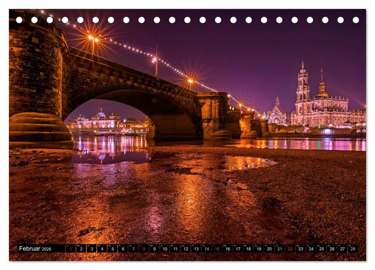 Produktbild: Barockperle Dresden (Tischkalender 2026 DIN A5 quer), CALVENDO Monatskalender