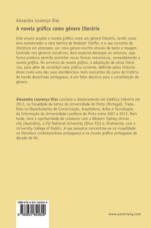 Produktbild: A novela gr&aacute;fica como g&eacute;nero liter&aacute;rio