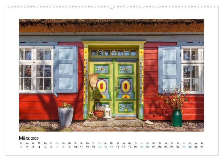 Produktbild: Wundersch&ouml;nes Mecklenburg-Vorpommern (hochwertiger Premium Wandkalender 2026 DIN A2 quer), Kunstdruck in Hochglanz