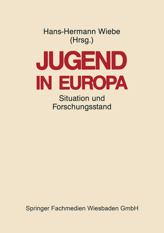 Produktbild: Jugend in Europa