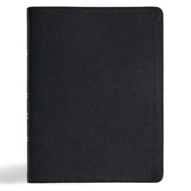 Produktbild: CSB Men of Character Bible, Revised and Updated, Black Genuine Leather, Indexed