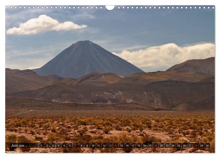 Produktbild: Atacama W&uuml;ste - Landschaften der Extreme (Wandkalender 2026 DIN A3 quer), CALVENDO Monatskalender