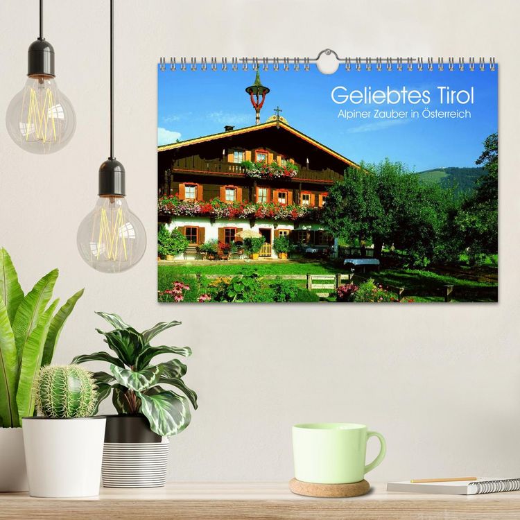 Produktbild: Geliebtes Tirol. Alpiner Zauber in &Ouml;sterreich (Wandkalender 2026 DIN A4 quer), CALVENDO Monatskalender