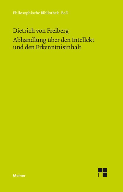 Produktbild: Abhandlung &uuml;ber den Intellekt und den Erkenntnisinhalt