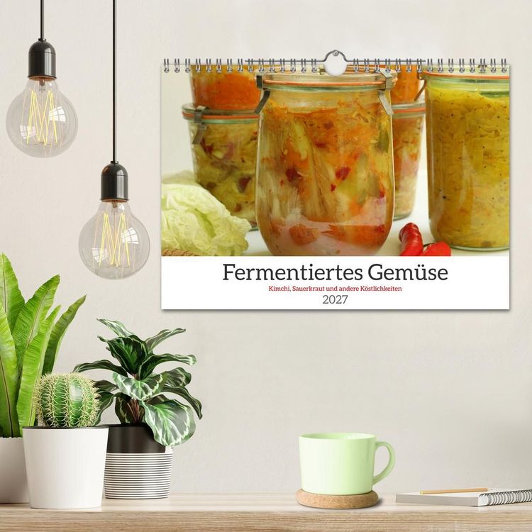 Produktbild: Fermentiertes Gem&uuml;se (Wandkalender 2027 DIN A4 quer), CALVENDO Monatskalender