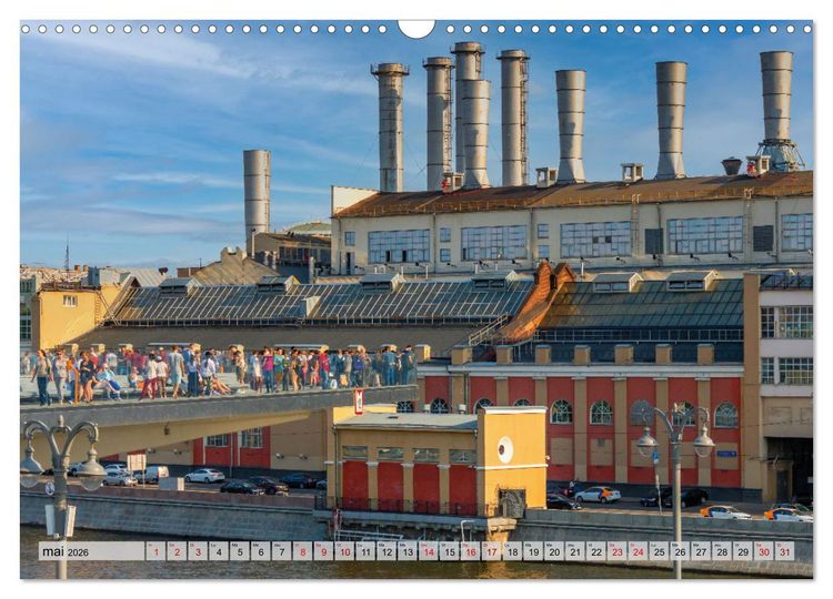 Produktbild: Perspectives de Moscou (Calendrier mural 2026 DIN A3 vertical), CALVENDO calendrier mensuel