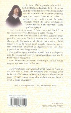Produktbild: Le carnet secret de Descartes