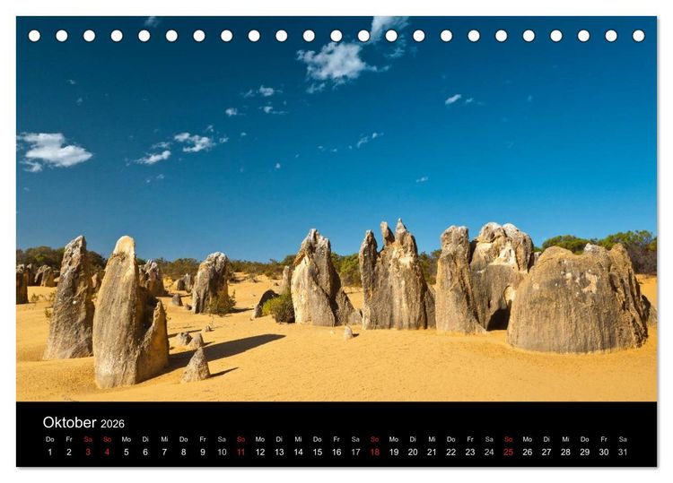 Produktbild: Australien (Tischkalender 2026 DIN A5 quer), CALVENDO Monatskalender