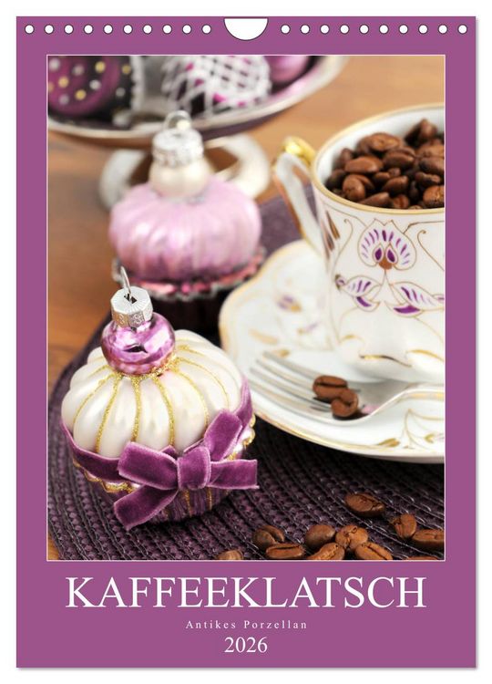 Produktbild: Kaffeeklatsch - Antikes Porzellan (Wandkalender 2026 DIN A4 hoch), CALVENDO Monatskalender
